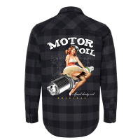 Motor Oil Girl Flannel Shirt | Artistshot