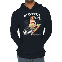 Motor Oil Girl Lightweight Hoodie | Artistshot