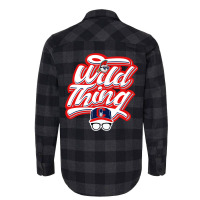 Wild Thing Script Type Flannel Shirt | Artistshot