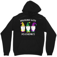 Parading With My Gnomies Mardi Gras Funny Gifts T Shirt Unisex Hoodie | Artistshot