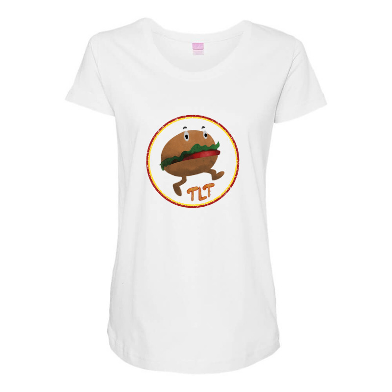 Nona The Ninth Burger Maternity Scoop Neck T-shirt by natashaguzman | Artistshot