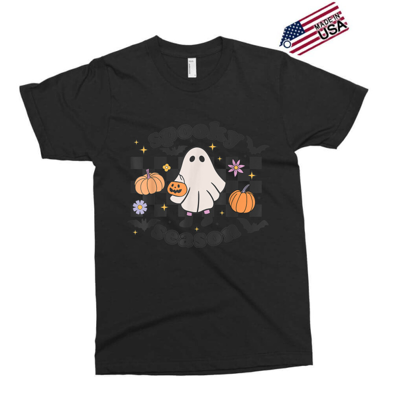 Retro Groovy Spooky Season Halloween Ghost Boo Fall Autumn Exclusive T-shirt | Artistshot