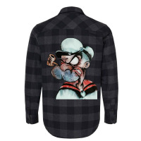 Popeye Old Angry Man Flannel Shirt | Artistshot