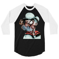 Popeye Old Angry Man 3/4 Sleeve Shirt | Artistshot