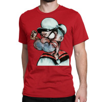 Popeye Old Angry Man Classic T-shirt | Artistshot