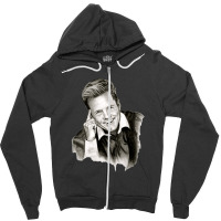 Dieter In Black And White Zipper Hoodie | Artistshot