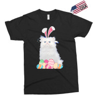 Easter Day T  Shirt Easter Cat Persian With Bunny Ears & Eggs Gift T Exclusive T-shirt | Artistshot