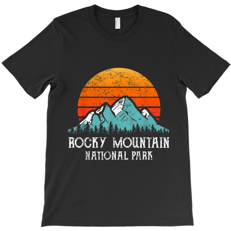 Retro Rocky Mountain National Park Distressed Rocky Mountain T-shirt | Artistshot