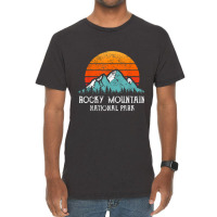 Retro Rocky Mountain National Park Distressed Rocky Mountain Vintage T-shirt | Artistshot