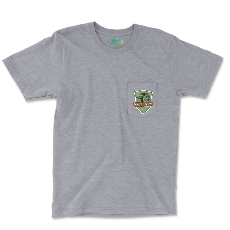 The Green Dragon   Bywater Pocket T-Shirt by tashinkapofi6 | Artistshot