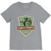 The Green Dragon   Bywater V-neck Tee | Artistshot