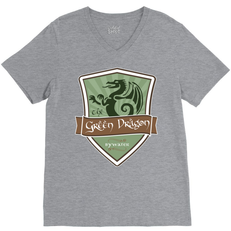 The Green Dragon   Bywater V-Neck Tee by tashinkapofi6 | Artistshot