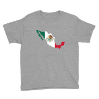 Mexico Map Flag Drawing Line Art Youth Tee | Artistshot