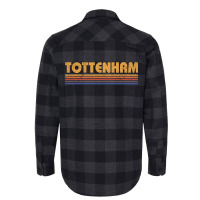 Retro Tottenham London Sweatshirt Flannel Shirt | Artistshot