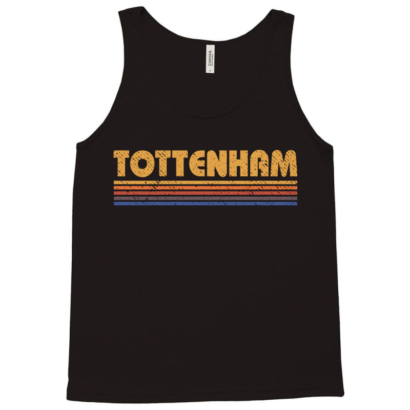 Retro Tottenham London Sweatshirt Tank Top | Artistshot