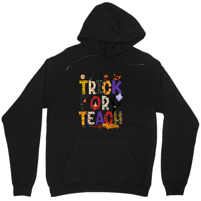 Retro Trick Or Teach Teacher Halloween Costume Men Women Unisex Hoodie | Artistshot