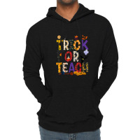 Retro Trick Or Teach Teacher Halloween Costume Men Women Lightweight Hoodie | Artistshot