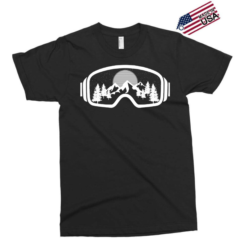 Ski Snowboard Goggles Skiing Snow Mountain Winter Gift Pullover Hoodie Exclusive T-shirt | Artistshot