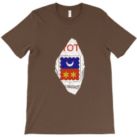 Mayotte Map Flag Drawing Line Art T-shirt | Artistshot