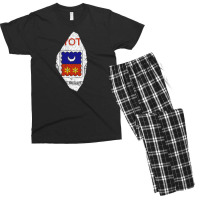 Mayotte Map Flag Drawing Line Art Men's T-shirt Pajama Set | Artistshot