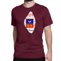 Mayotte Map Flag Drawing Line Art Classic T-shirt | Artistshot