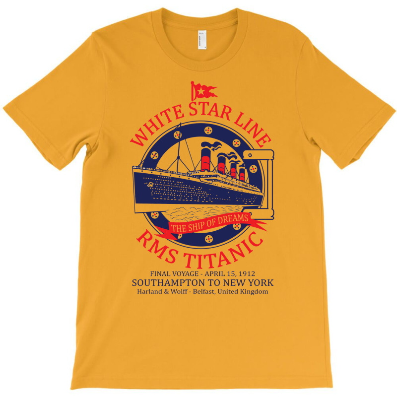 White Star Line   Titanic T-shirt | Artistshot