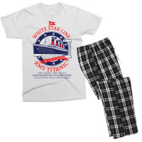 White Star Line   Titanic Men's T-shirt Pajama Set | Artistshot