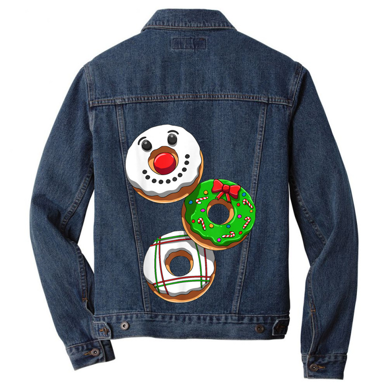 Christmas Donut Party Men Denim Jacket | Artistshot