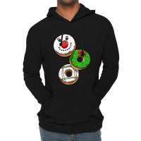 Christmas Donut Party Lightweight Hoodie | Artistshot