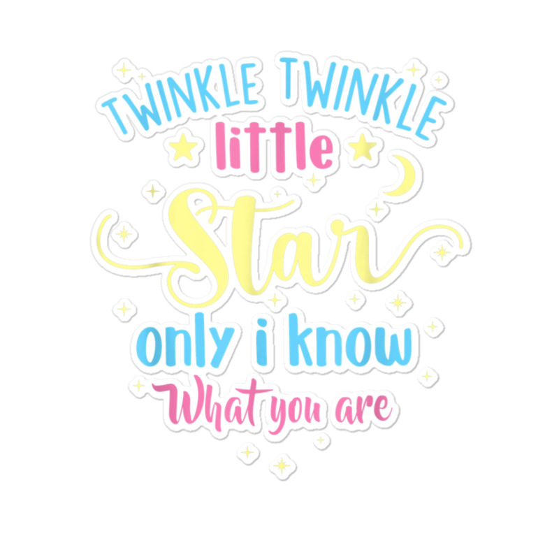 Twinkle Twinkle Little Star Gender Reveal Party Baby Shower Sticker | Artistshot