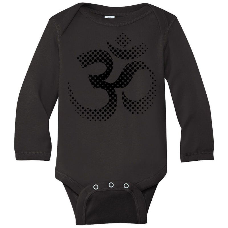 Artistshot Limited Edition Om Symbol Aum Aum Symbol Buddhism Healing M Long Sleeve Baby Bodysuit by brumfieldportillo7vlpq8 | Artistshot