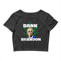 Dank Brandon Joe Biden Cannabis Legalization Raglan Baseball Tee Crop Top | Artistshot