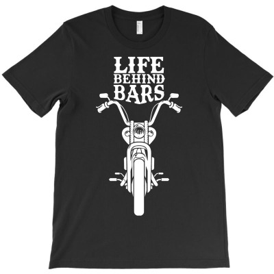 Motorbike Life Behind Bars T-shirt Designed By Budi Darman