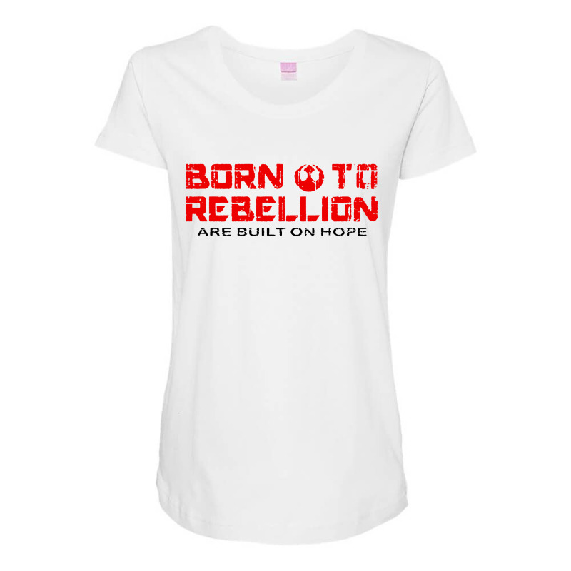 Rebellion Maternity Scoop Neck T-shirt by MickeyMouse | Artistshot