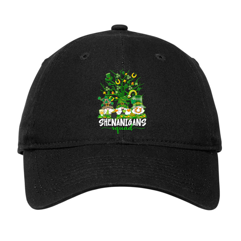 Funny Time For Shenanigans Squad St Patrick's Day Gnomes T Shirt Adjustable Cap by alph0r9bang | Artistshot