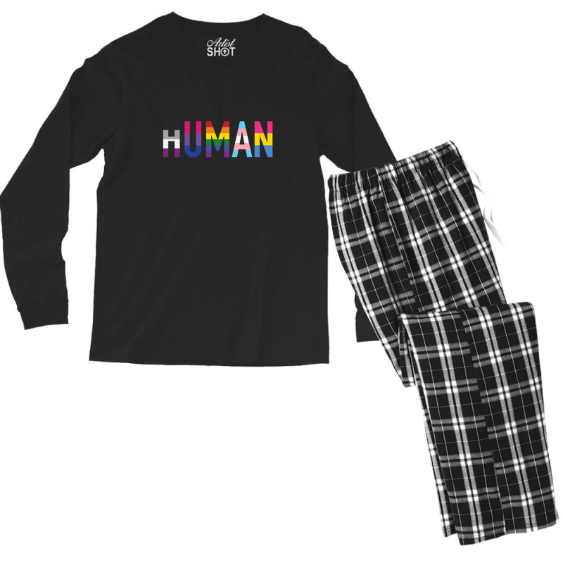 Human Men's Long Sleeve Pajama Set by RichardAllenLaursen | Artistshot