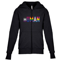 Human Youth Zipper Hoodie | Artistshot