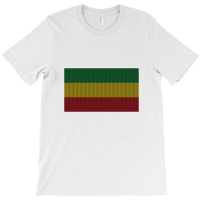 Rasta Flag T-shirt Designed By Chakib Alami