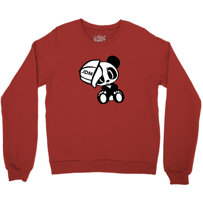 14 7cm 15 2cm Font B Panda B Font Font B Jdm B Font Vinyl Cute Crewneck Sweatshirt | Artistshot