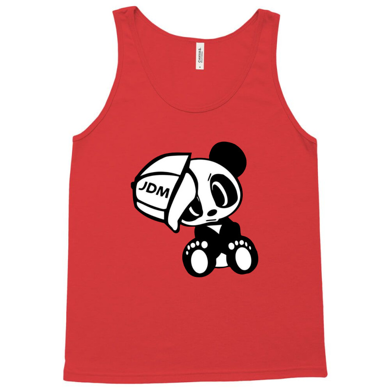 14 7cm 15 2cm Font B Panda B Font Font B Jdm B Font Vinyl Cute Tank Top | Artistshot