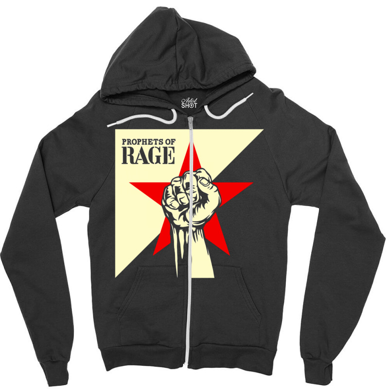 Prophets Of Rage American Rap Rock Supergroup 61 Zipper Hoodie by AngelinoGuron | Artistshot