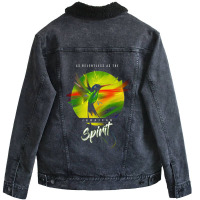 Reckless Grind Smoke Jamaica Unisex Sherpa-lined Denim Jacket | Artistshot