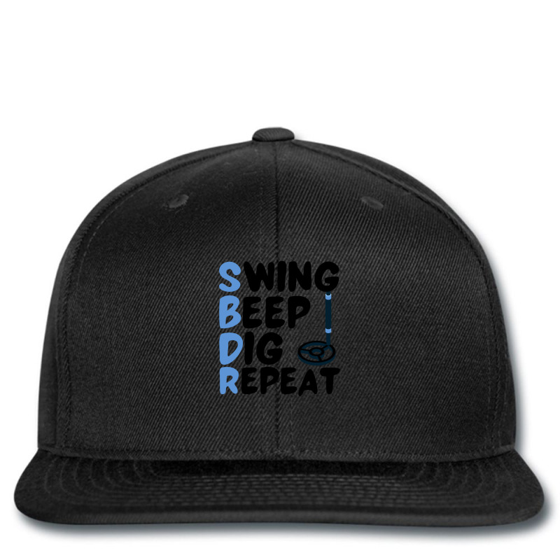 Swing Beep Dig Repeat Metal Detecting Gift Printed hat by NANCYLTICKLE-SUMMERS | Artistshot