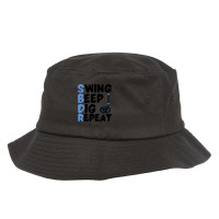 Swing Beep Dig Repeat Metal Detecting Gift Bucket Hat | Artistshot