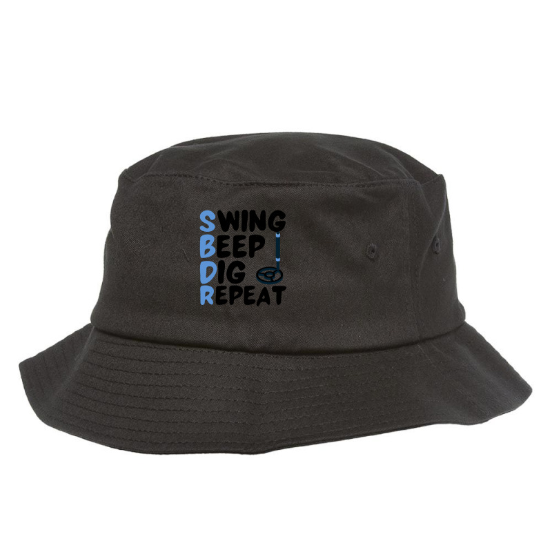 Swing Beep Dig Repeat Metal Detecting Gift Bucket Hat by NANCYLTICKLE-SUMMERS | Artistshot