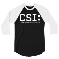 Csi Investigation 3/4 Sleeve Shirt | Artistshot