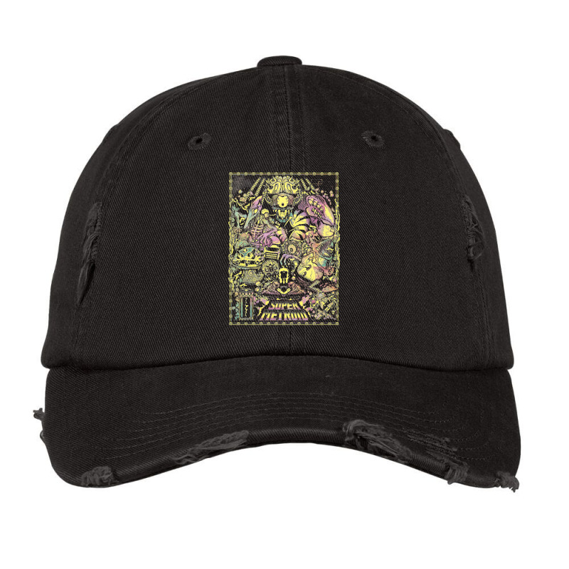 Super Metroid Legacy Type A Vintage Cap by hapkeluciik | Artistshot