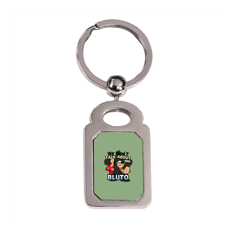 We Don't Talk About Bluto Silver Rectangle Keychain | Artistshot