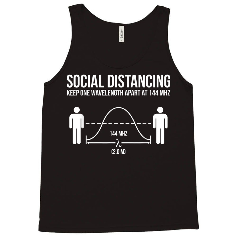 Amateur Radio Ham Funny Social Distancing Tank Top by JoshuaDavidRocoe | Artistshot