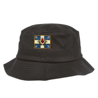 Quebec Flag Drapeau Quebec Patriote Carillon Sacre Cœur Christian Cat Bucket Hat | Artistshot